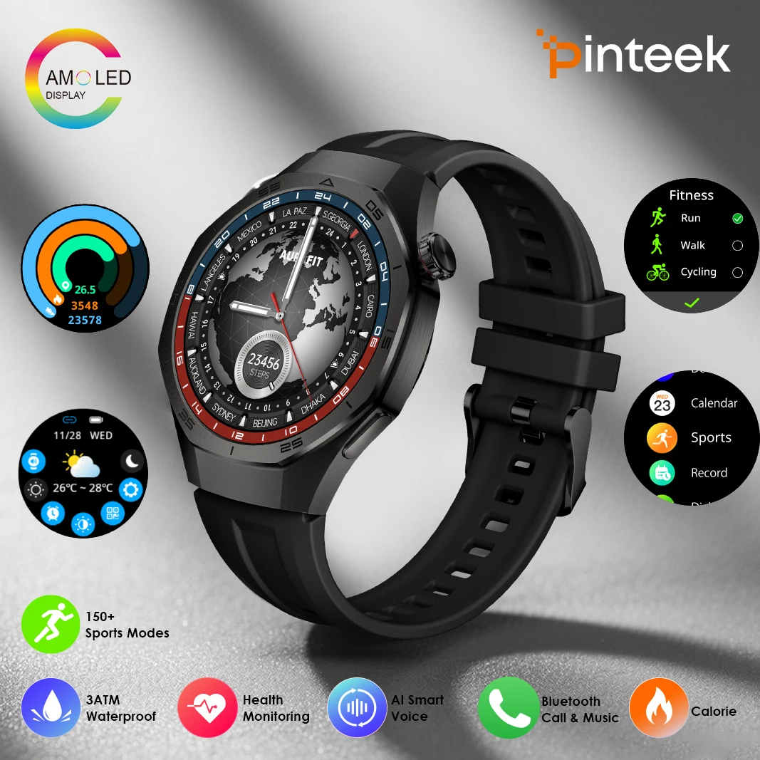 

Pinteek free shipping SmartWatch for man Bluetooth Call SmartWatch DIY watch Faces Waterproof AM34 Smart Bracelet