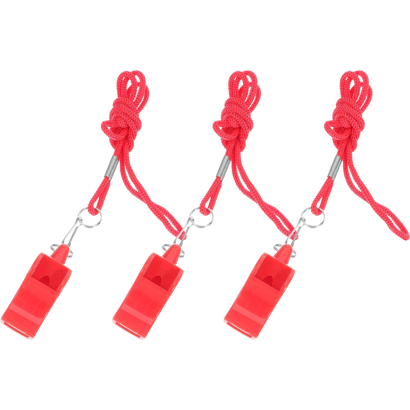 3Pcs Emergency Whistle Small Portable Survival Whistles Safety Lifesaving Keychain Hanging Outdoor Camping Hiking Travel Loudest