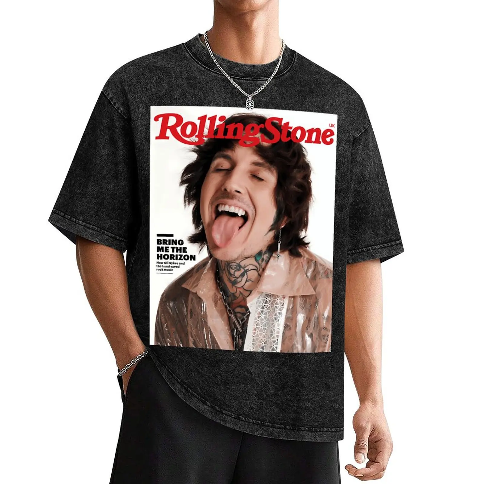 

OLIVER SYKES T-Shirt luxury clothing labubu sublime tshirts for men