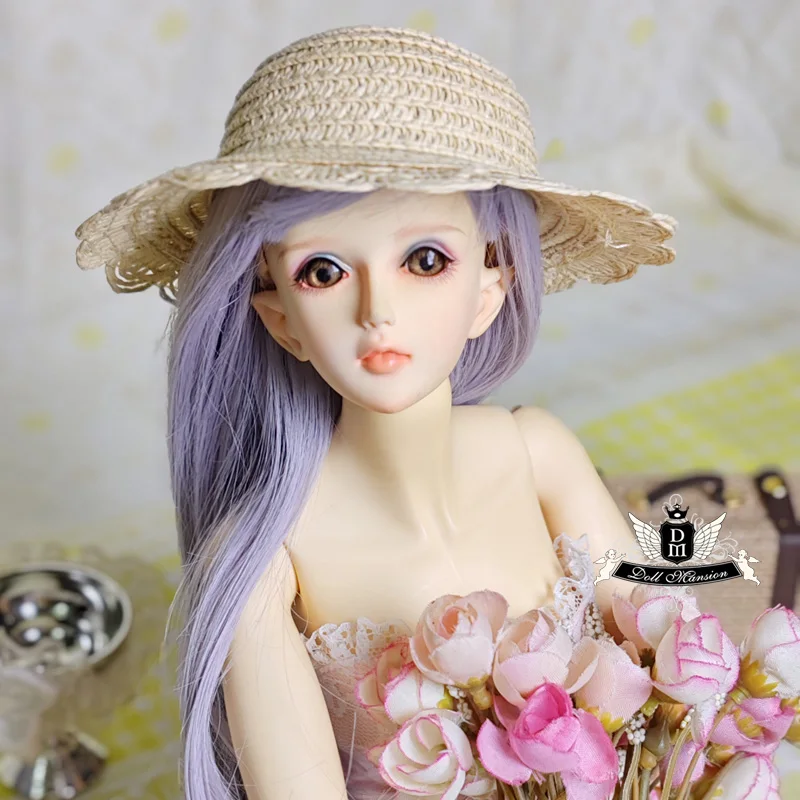 70cm 1/3 1/4 1/6 BJD Blythe Woven Flower shaped edge Straw Hat Sun Hat SD MSD YOSD Doll Dollfie DD EID MID SOOM DZ Accessories
