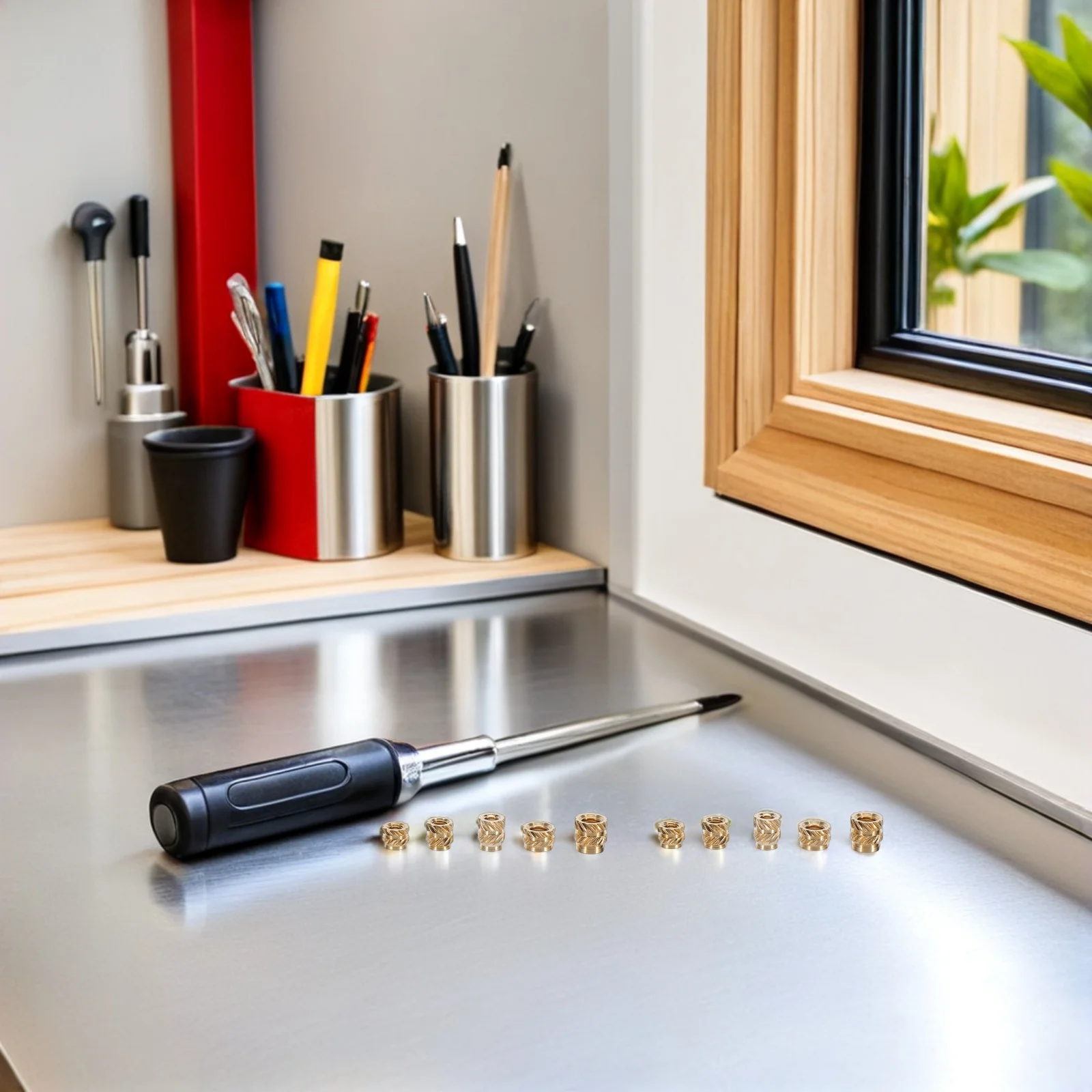 

High Precision Brass Insert Nuts M3 M4 M5 M6 M8 for Wood Furniture DIY Projects Threaded Fasteners Hardware Tools