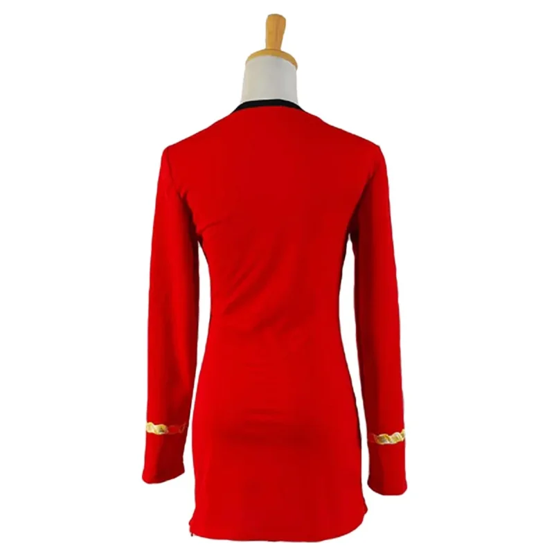 스타 코스프레 대시 듀티 유니폼 성능 레드 옐로우 블루 드레스 코스프레 의상 파티 할로윈 여성용 배지 핫 세일