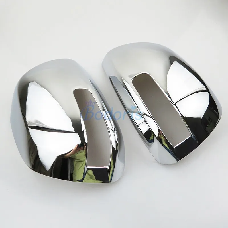 For Toyota Alphard 2.0 Vellfire AH20 2008 2009 2010 2011 2012 2014 2015 Chrome ABS Side Wing Mirror Cover Rearview Caps Overlays