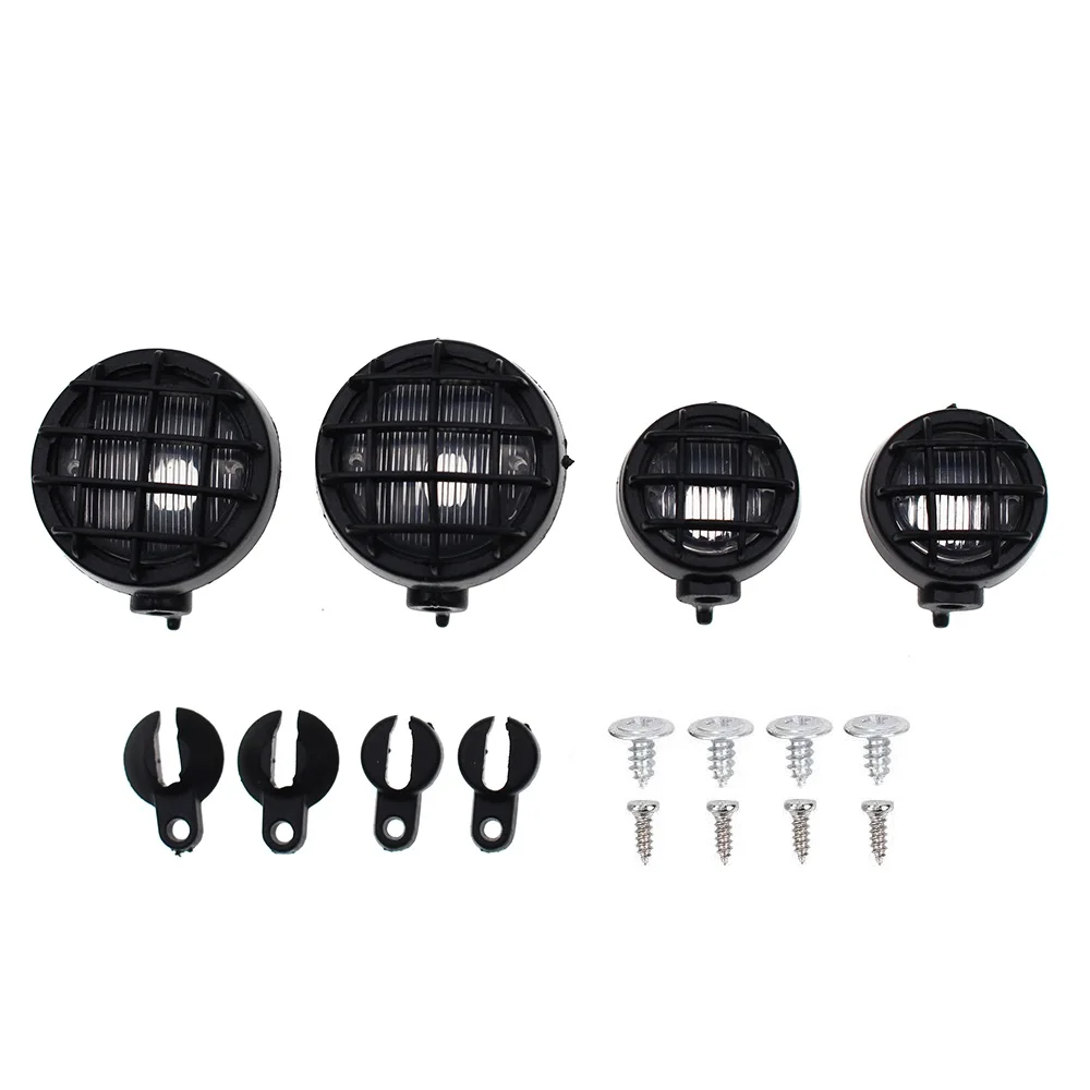 BFYLW RC Auto runder Lampenschirm/Lichtabdeckung für 1:10 RC Crawler Axial SCX10 D90 Tamiya CC01