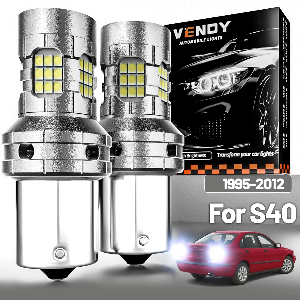 2 stücke LED Reverse Licht Für Volvo S40 1995-2012 Backup Lampe 2001 2002 2003 2004 2005 2006 2007 2008 2009 2010 2011 Canbus Accesso
