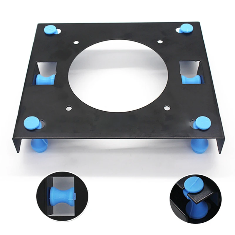 Computer 3.5 To 5.25 Inch Hard Disk Stand Shock Absorber Stand To CD Drive 8cm Fan Desktop Host Case