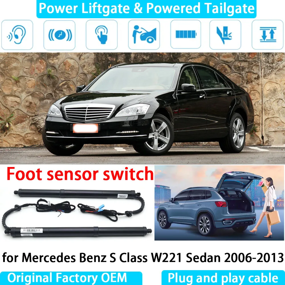 

for Mercedes Benz S Class W221 Sedan 2006-2013 Automatic Electric Power Liftgate Powered Tailgate Strut Tail Gate Lift System