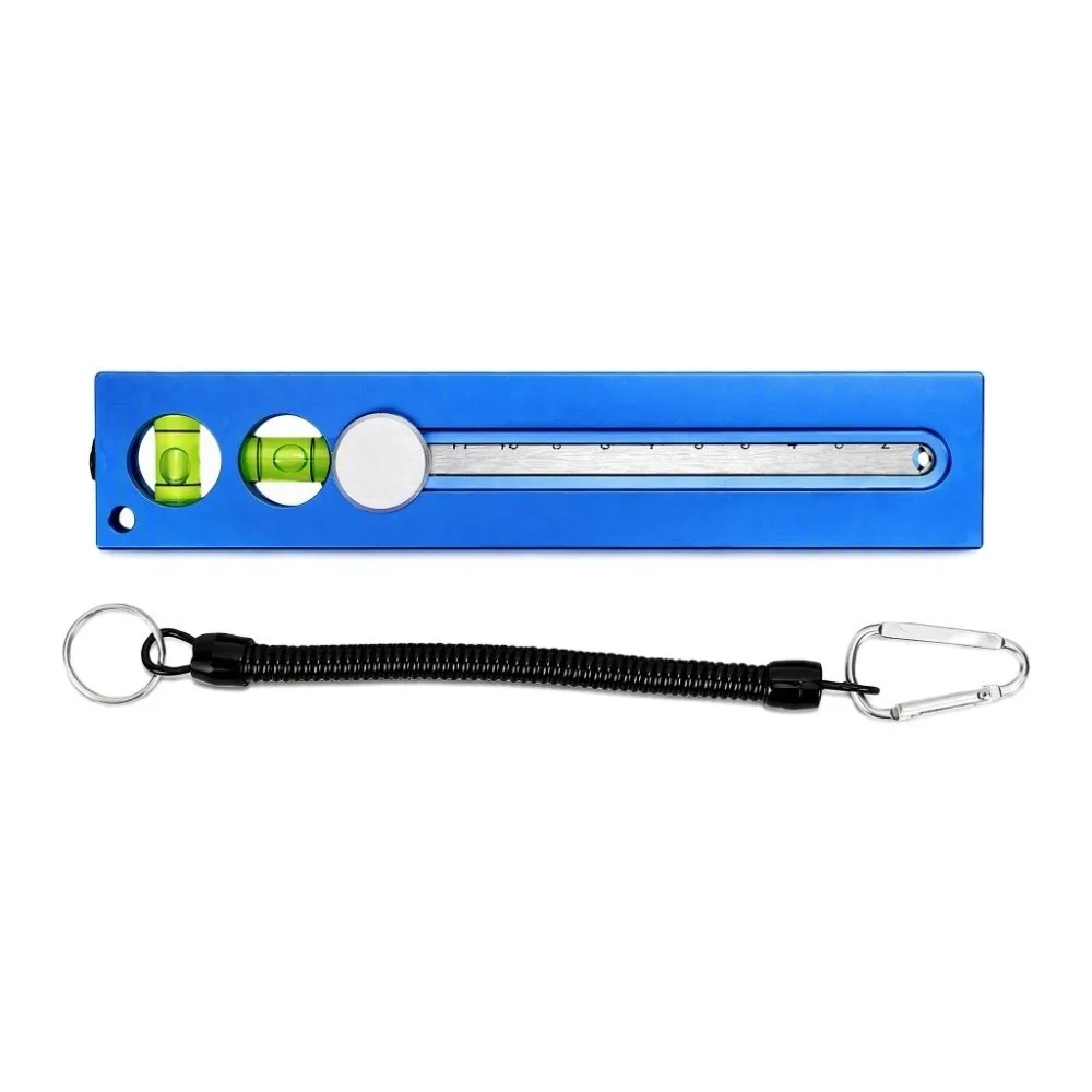 Aluminium Alloy Marking Level Ruler 6.6in Length Pocket Size Multi-Angle Scribing Ruler 90°-180° Angle Range Depth Gauge