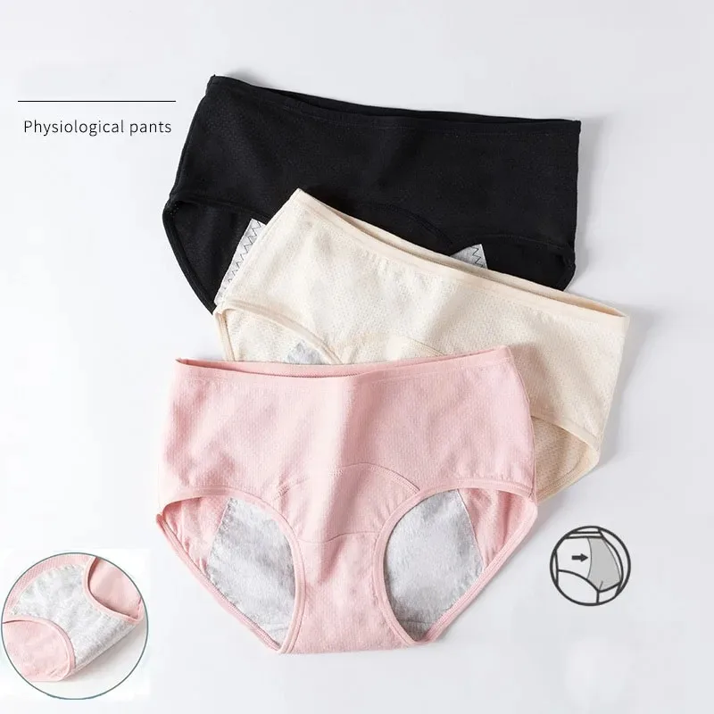 Leak Proof Panties  Menstrual Women\'s Period Underwear Cotton Physiological Underpants female\'s  Briefs