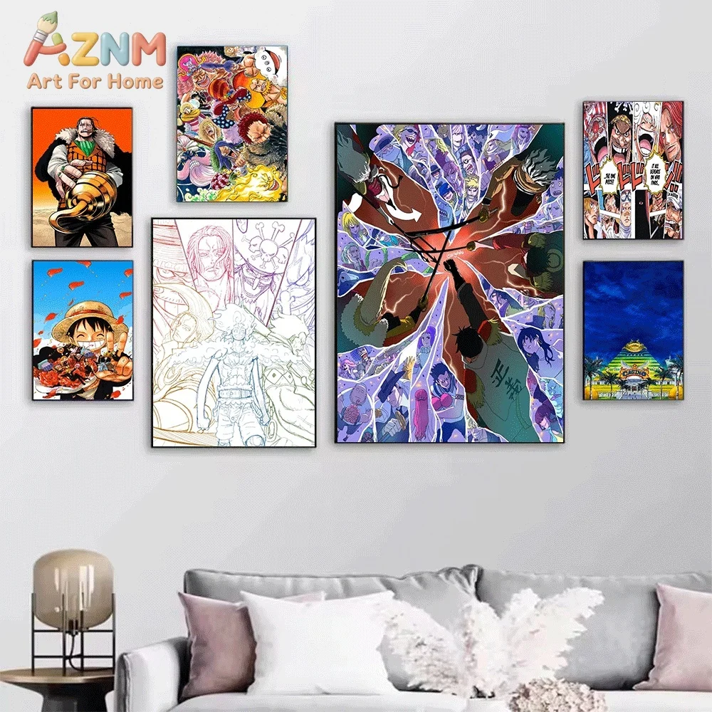One Piece Anime Canvas Wall Ar - đánh giá và giá One Piece Straw Hat