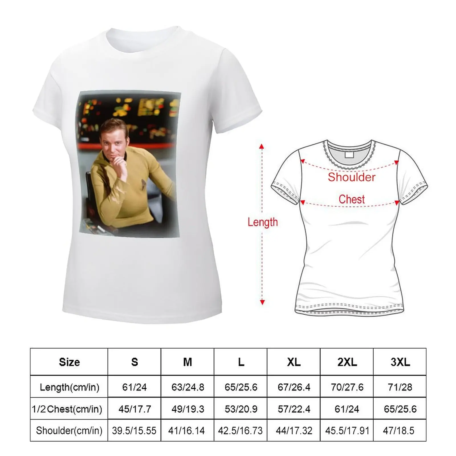 William Shatner, Actor T-shirt shirts graphic tees female kawaii clothes workout shirts for Women loose fit