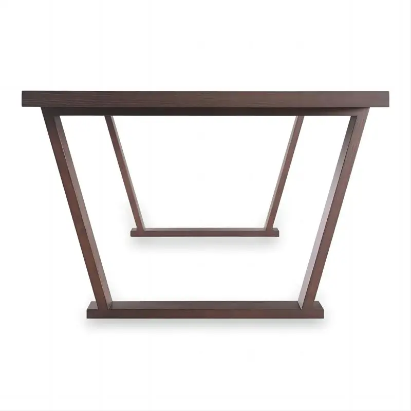 

American-Italian minimalist all-solid wood dining table, household modern minimalist living room rectangular log desk