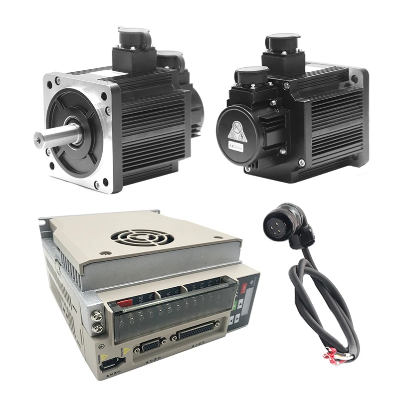 

Лидер продаж Siheng Motor Factory CE Качество 130 мм 3 фазы 1,3 кВт 5 нм 2500 об/мин 220 В переменного тока Серводвигатель с ЧПУ и драйвер