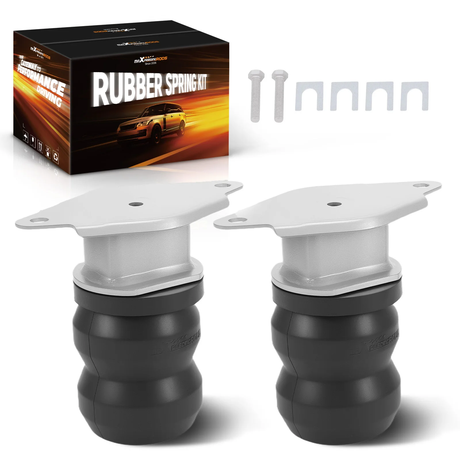 

Rear Suspension Helper Spring Kit For Ford F-350 Super Duty 6.7L V8 2017-2025