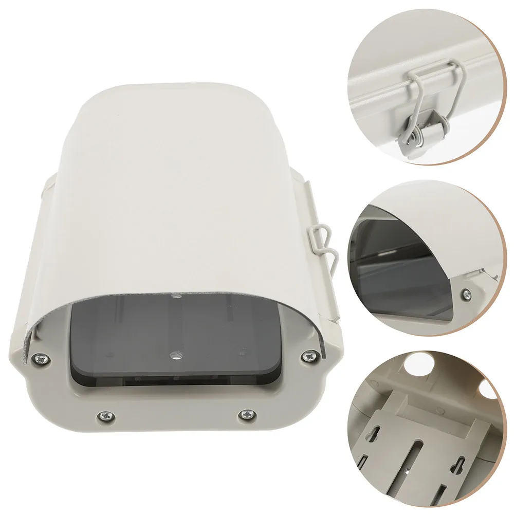 outdoor-waterproof-camera-rain-cover-8-inch-dustproof-protector-security-camera-housing-monitor-box-heavy-duty