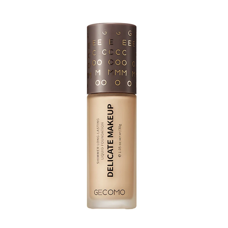 Refreshing Pearl Liquid Foundation Makeup Primer Brighten Skin Tone Long-lasting Moisturizing Shimmer Face Makeup Cosmetic TSLM2