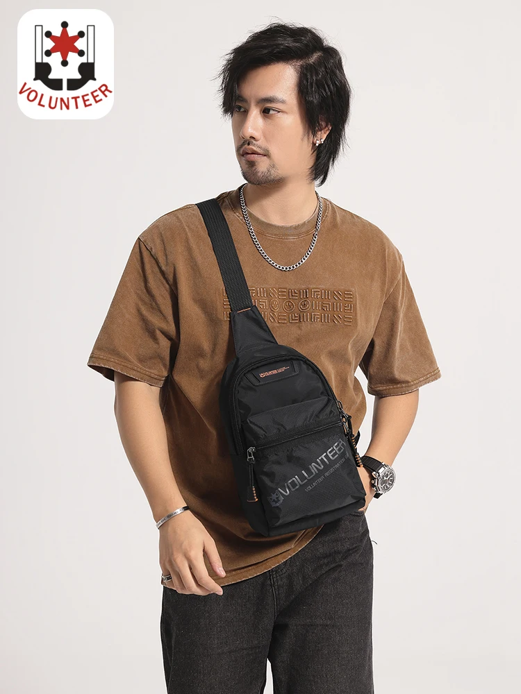 Volunteer Cross-body for Men 2023 New Fashion Travel Oxford Large Capacity High Quality Waterproof Casual Bags 1802-12