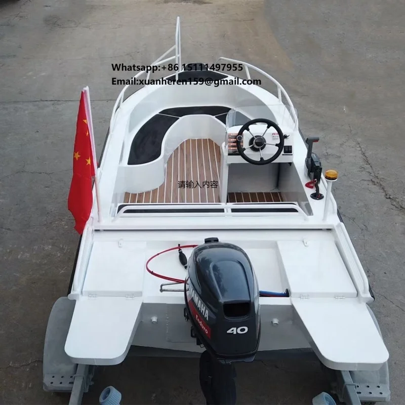 Factory Customizable Luxury Speed Sport Boat Luxury Yacht with Aluminum Hull