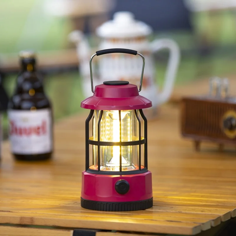 

Tent Light Outdoor Camping Light Portable Horse Light Vintage Rechargeable Camping Light New