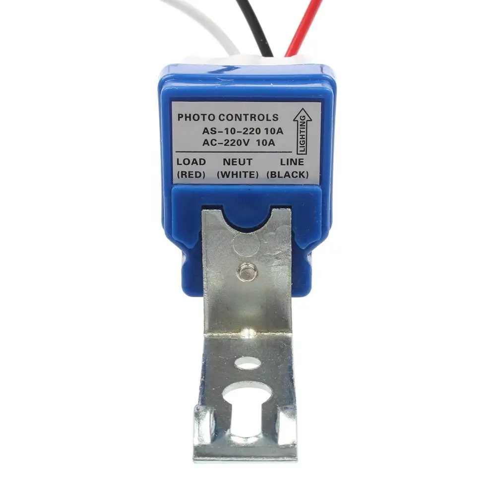 As-10 contrôleur de lampadaire étanche lampadaire automatique photoswitch étanche à la pluie 12v-220v interrupteur à Induction
