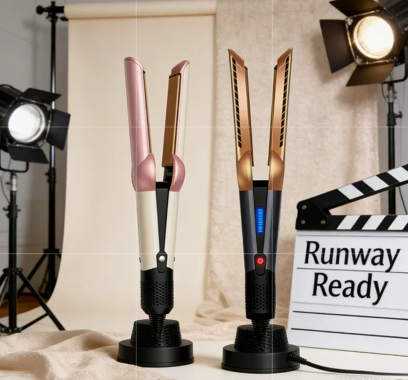 2-in-1-Haartrockner und Glätteisen, Dual-Heat-Negativ-Ionen-Haarstyler zum schnellen Trocknen und Glätten, reisefreundlich, für den Heimgebrauch