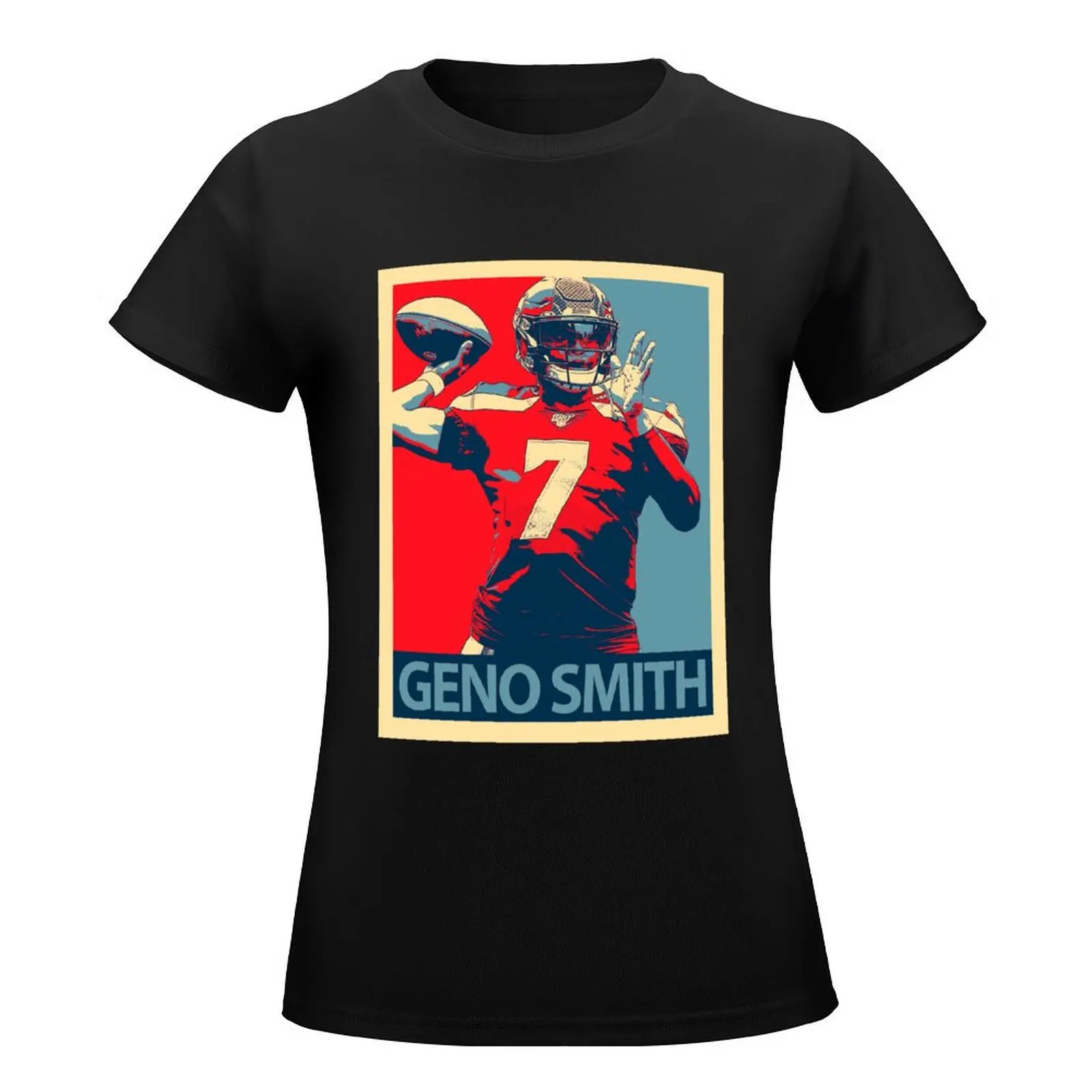 Geno Smith trending T-Shirt korean fashion Female clothing tees Short sleeve tee t-shirts for Women graphic tees