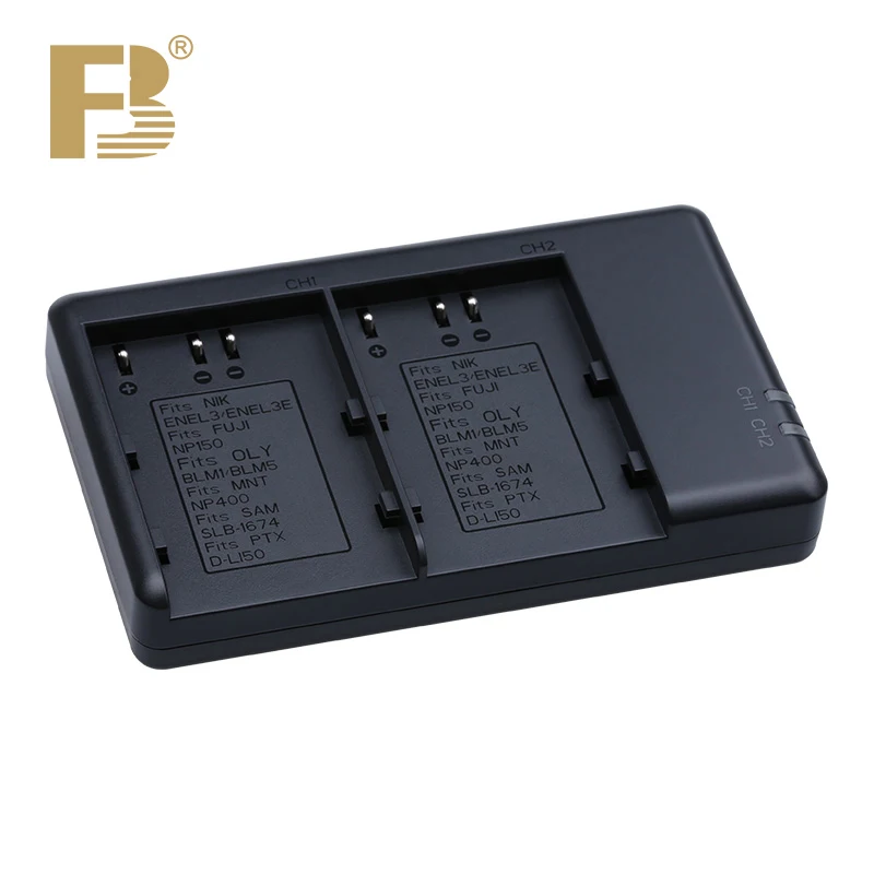 FB EN-EL3e Battery Dual Charger for Nikon D700 D300 D100 D90 D80 D70S D50 D70 D80 D90 D90S D70S D30 D100 D200 D300 D300S Camera