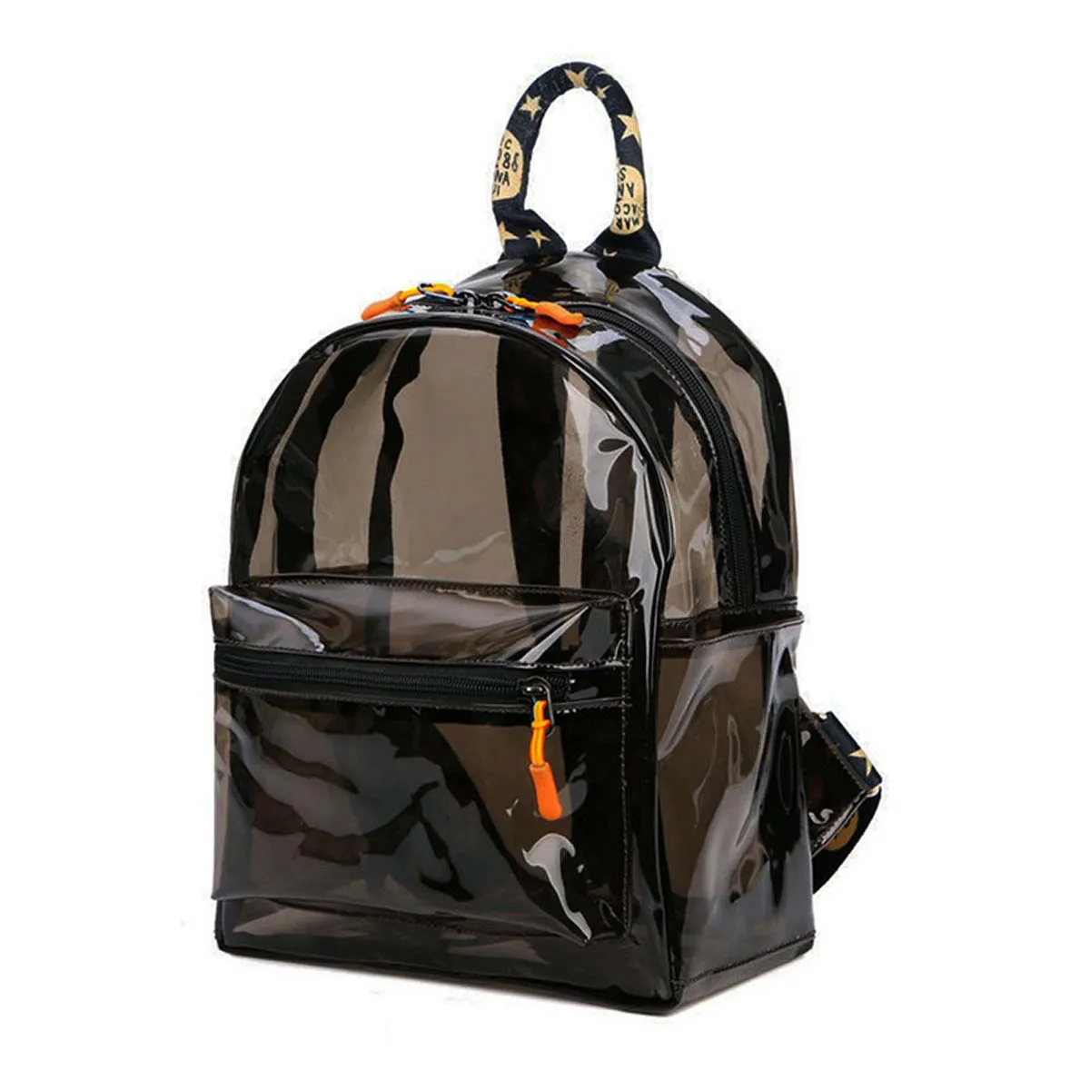 

2024 new transparent backpack cross-border waterproof pvc backpack spring and summer travel girls mini schoolbag