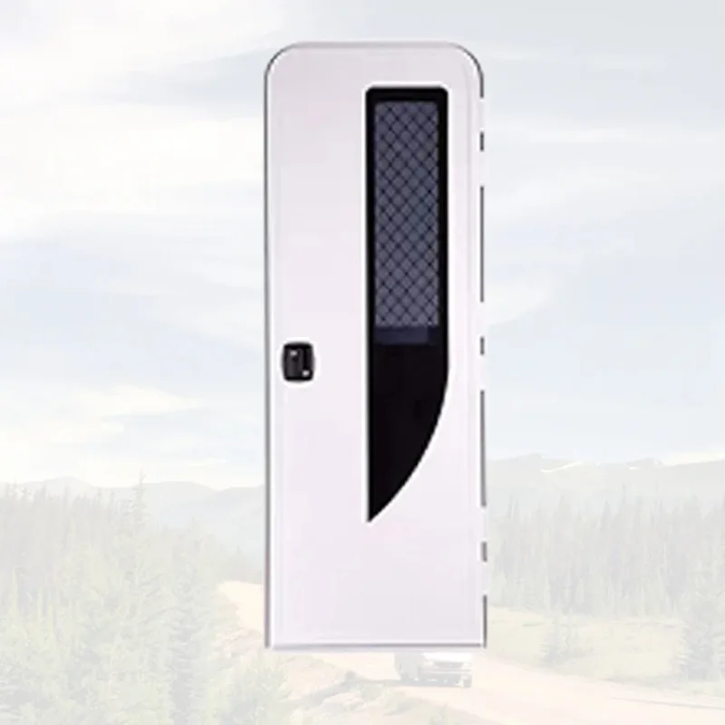 Promotional 620X1800mm Rv Entry Door With Pleated Curtain Inside