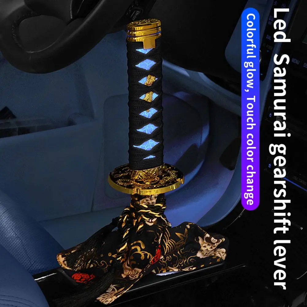 

Ручная головка переключения передач, индивидуальный модифицированный новый сенсорный универсальный модифицированный рычаг переключения передач с подсветкой для автомобиля I9T2