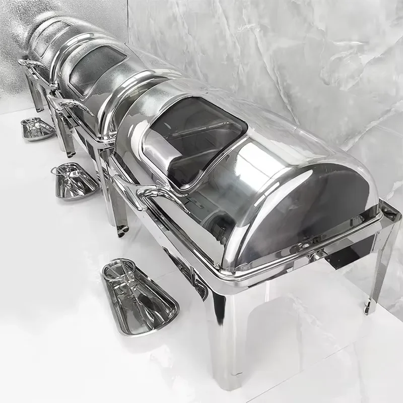 Buffet Catering Stainless Chafing Hotels Restaurant Banquet Tabletop Services Food Serving Storage Catering Event Food Warmer