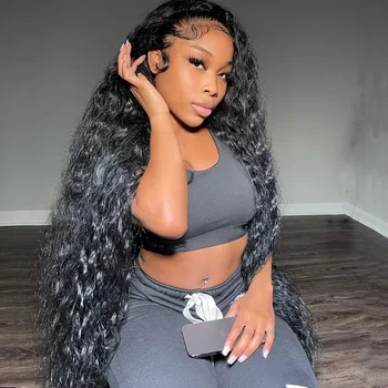 250 densidade 13x6 hd laço frontal peruca de cabelo humano 40 polegada perucas encaracoladas peruca dianteira do laço cabelo humano brasileiro perucas sem cola cabelo humano