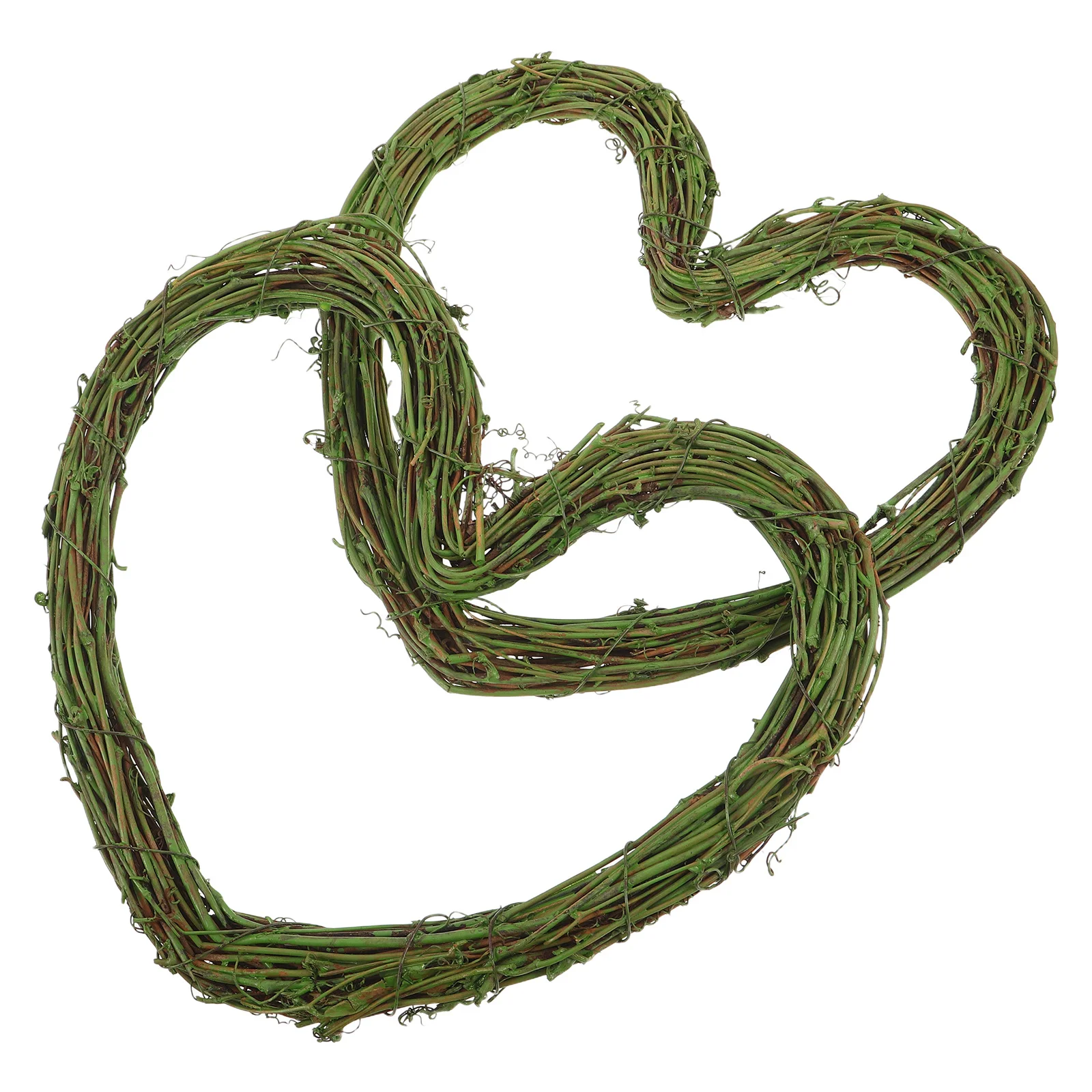 

Heart Shaped Wreath with 20 LED Lights Copper Wire Vine Garland for Home Decor Bedroom Wall Hanging Party Festival Decoration