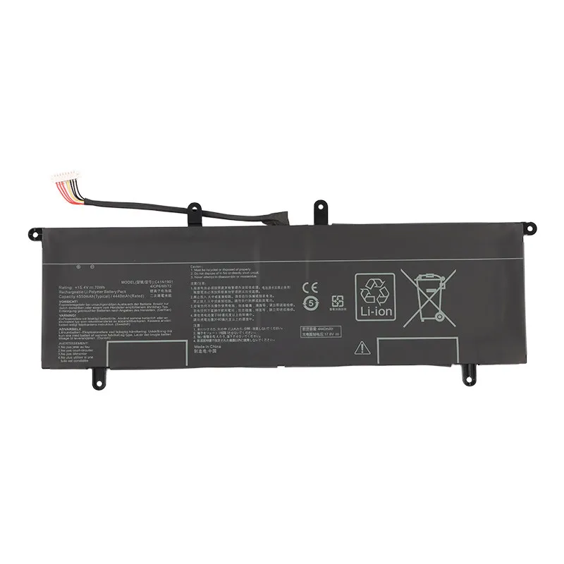 C41N1901 Laptop Battery 15.4V 4550mAh for Asus ZenBook DUO UX481F UX481FA UX481FL UX4000F UX4000FL Series Replacement Battery