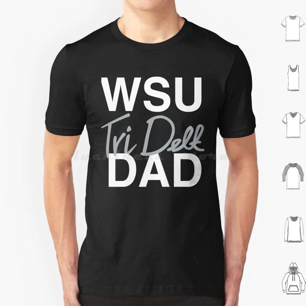 Wsu Tri Delt papá usado por regalo perfecto camiseta de algodón hombres mujeres DIY estampado Grunge música 90s Kurt guitarra Cobain alternativa
