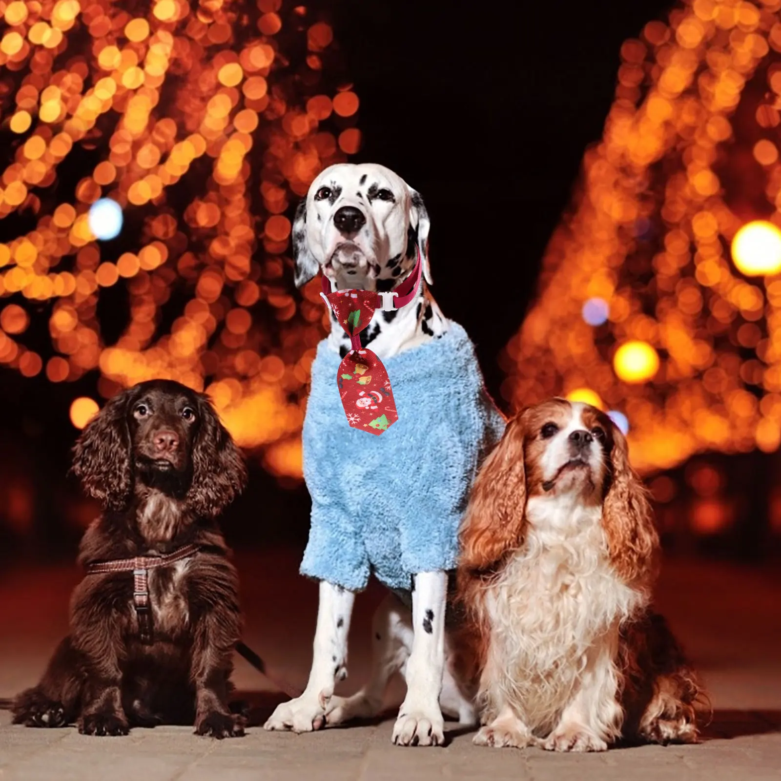 

16pcs Pet Christmas Bow Tie Dog Grooming Cat Necktie Adjustable Lightweight Washable Reusable Pet Supplies Christmas Ties Dogs
