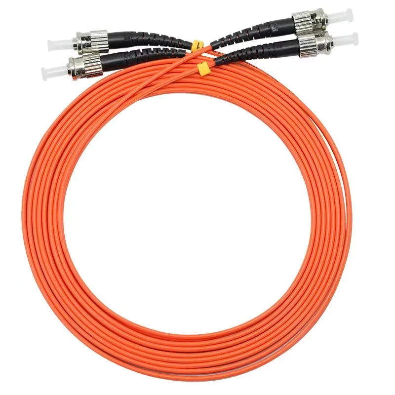 

YOUYSI 10PCS 1000Mbps Multimode fiber jumper ST-ST fiber patch cord ST/UPC-ST/UPC MM Duplex OM2 1m 2m 3m 5m 10m