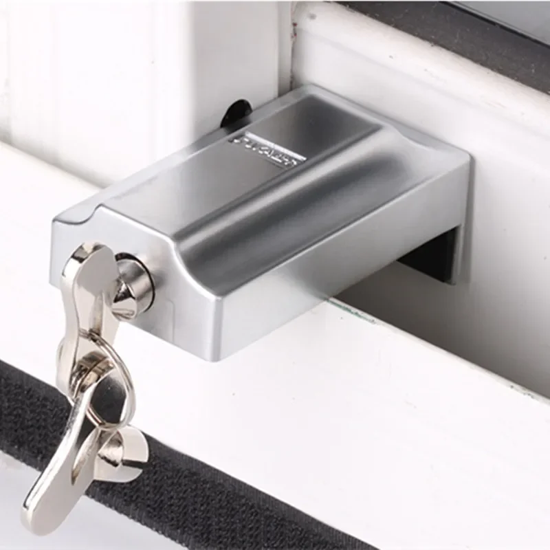 

Window Security Key Lock Sliding Doors Windows Restrictor Child Safety Anti-theft Door Stopper Windows Children Baby Safety Lock