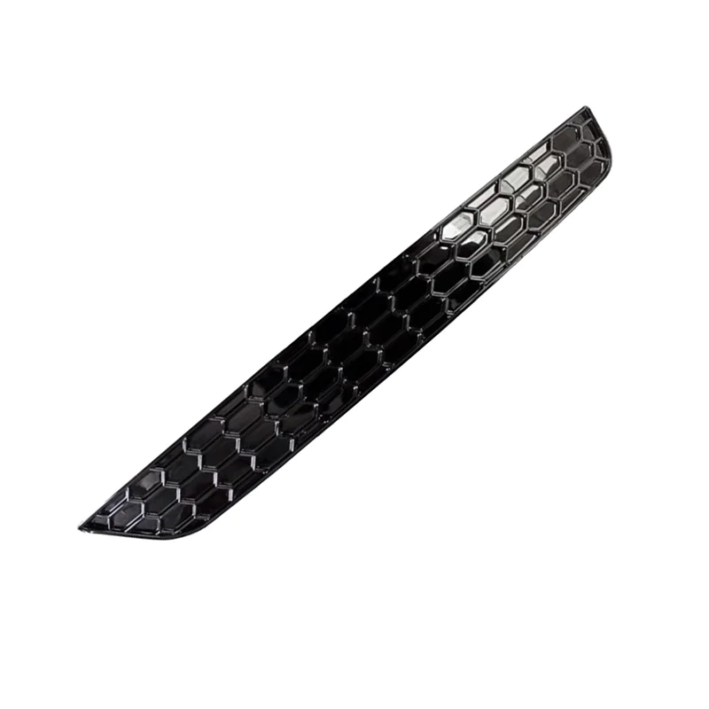 1 ペアハニカムテールリアフォグライトカバートリムスタイリングゴルフ 6 GTI リアバーバンパーリフレクターストリップステッカー Glossy-N32R