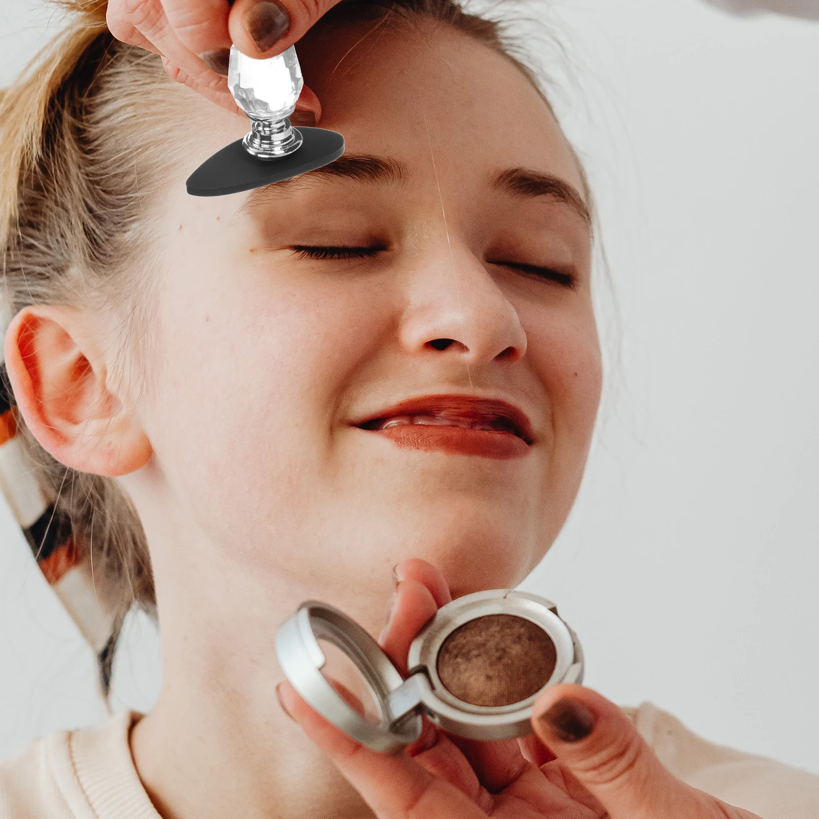 

Eyeshadow Stamper Eye Shadow Tool Practical Seal Supply Durable Silicone Resin Material Beautiful Colors Eyeshadow