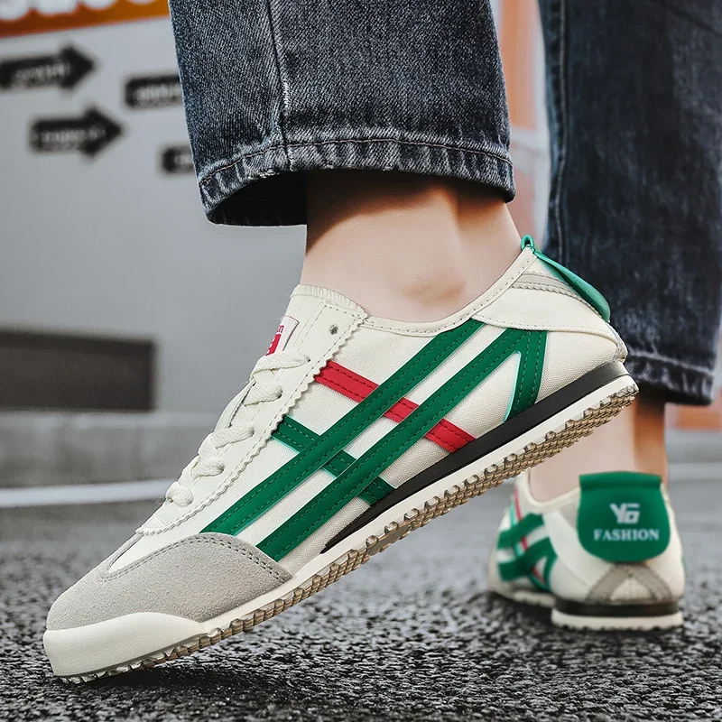 

New Forrest Gump Men's Shoes Versatile Little White Shoes Men's Retro Athleisure Fashion Trendy One-Foot Slip-On Shoes tênis