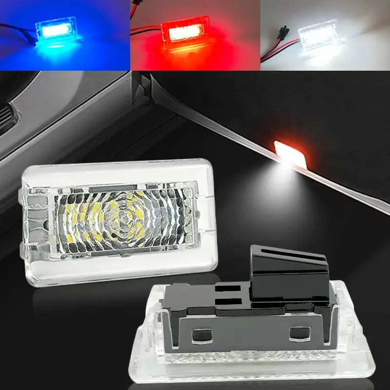 Für Tesla Modell 3Y S X LED Atmosphäre Fuß-Well Lichter Auto Innen Beleuchtung Boden Tür Pfütze Dekorative Lampe auto Zubehör