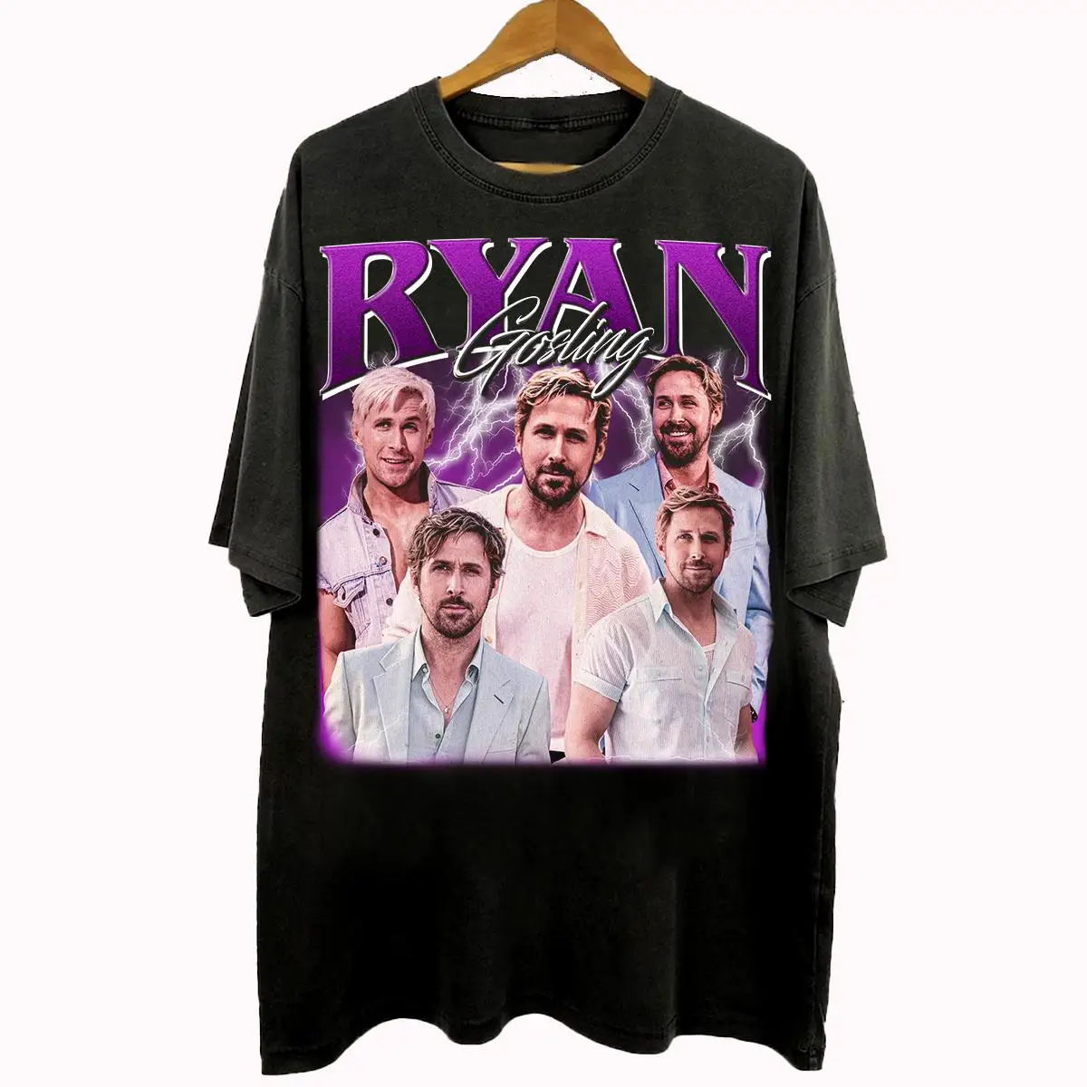 90s retro bootleg style Ryan Gosling T-shirt, Ryan Gosling graphic T-shirt, unisex Ryan Gosling themed T-shirt oversized t shirt