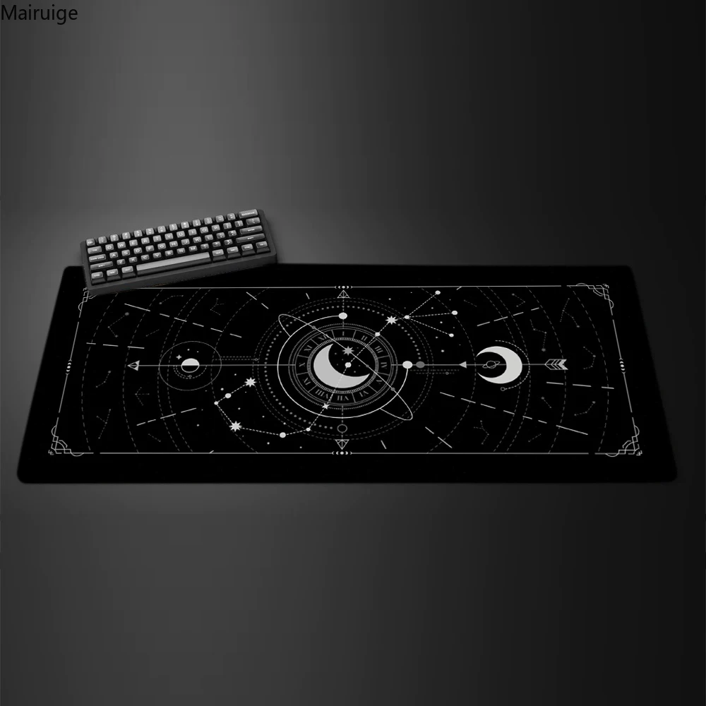 Mystery Constellations Mouse Pad Computer Pads Tarot Card Kawaii Mousepad Gamer Accessories Cute Desk Mat Anti-slip Rubber Pad