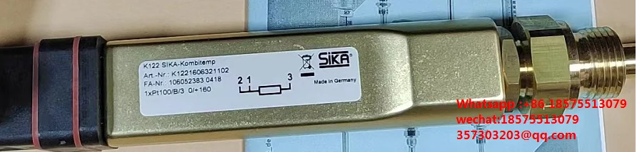 ل SIKA K122 K1221606321102 ميزان الحرارة الاستشعار درجة الحرارة الصناعية (الصناعية والبحرية)