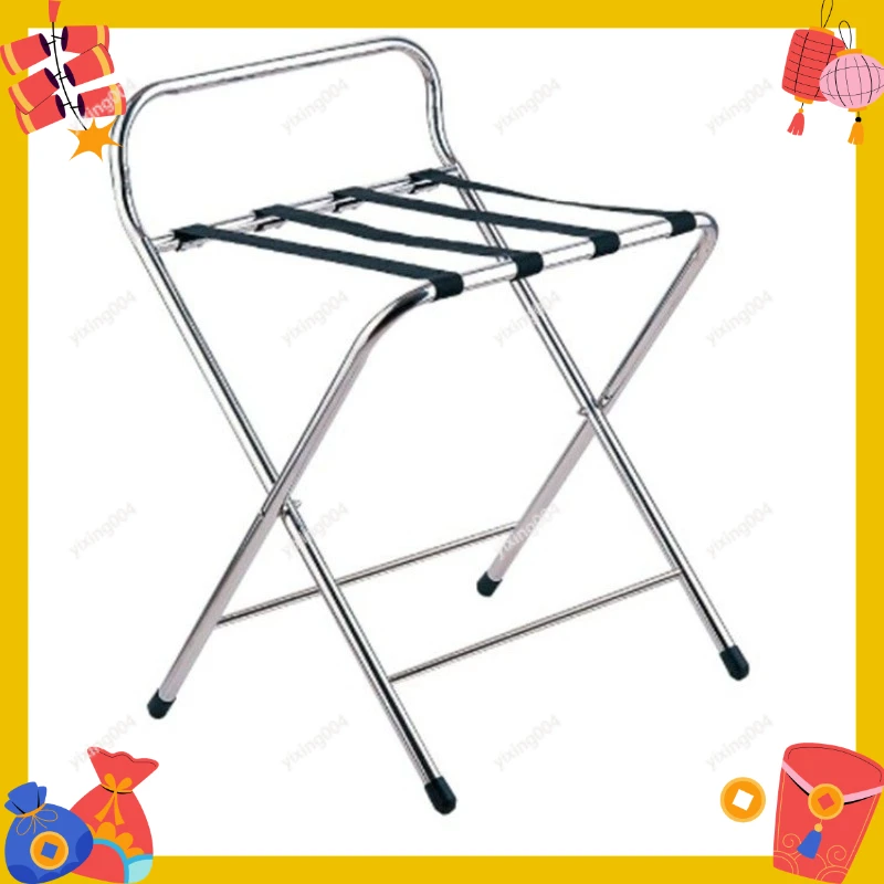 Stainless Steel Luggage Rack Foldable for Hotel Room Home