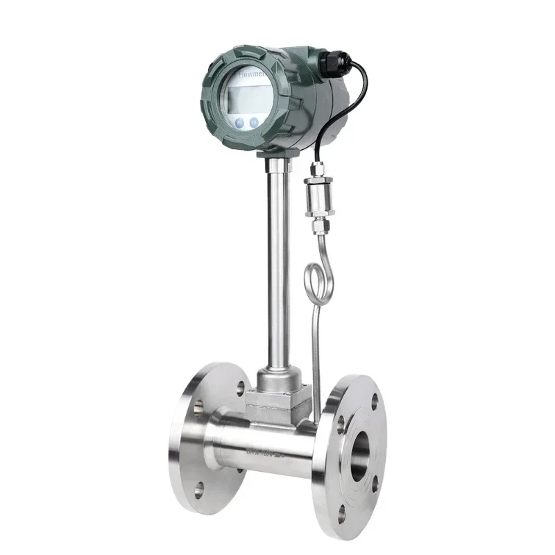 24V 4-20ma vortex steam flowmeter 304ss precession vortex flowmeter