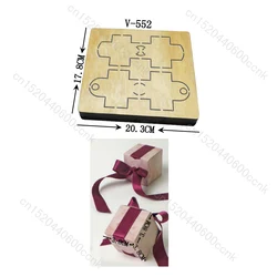 DIY Wooden Box for Scrapbooking, New Cutting Dies, Multiple Sizes, V-552