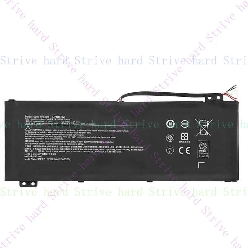 

AP18E7M AP18E8M АККУМУЛЯТОР ДЛЯ ACER Nitro 5 AN515-52 AN515-54 AN515-55 AN517-51