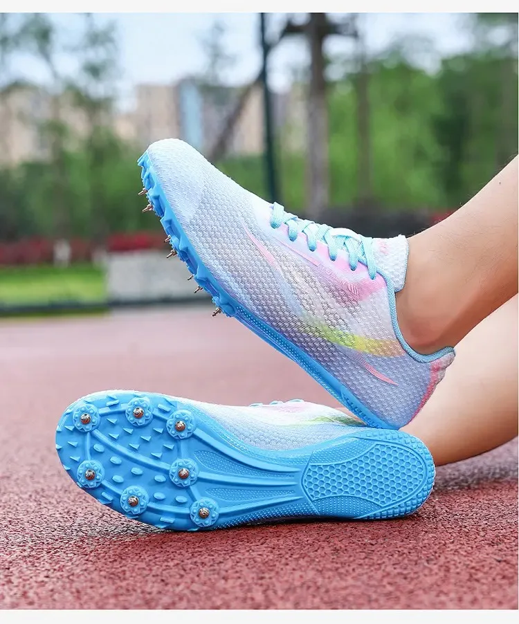 Somos comprando novos tipos de tênis de corrida de casal e calçados com pontas Tênis profissionais de atletismo